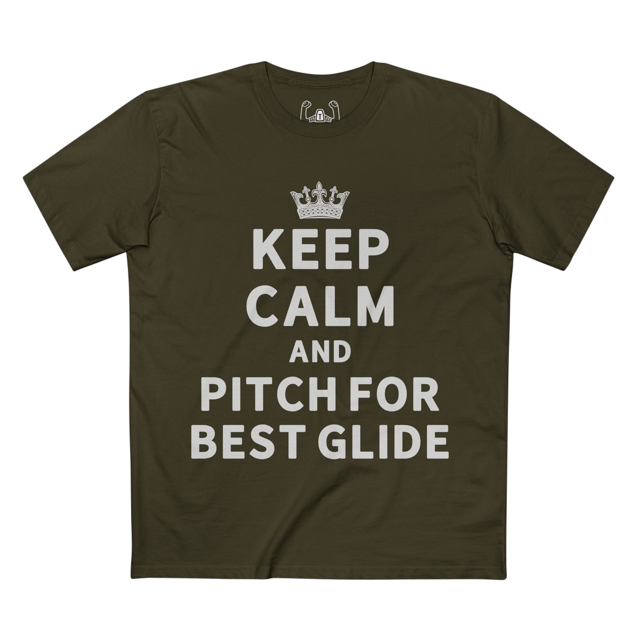 Keep Calm And Pitch For Best Glide Comfort Tee